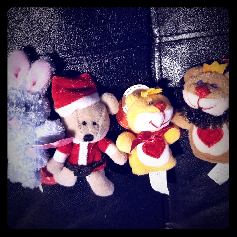 Starbucks Finger Puppets Lot of 4